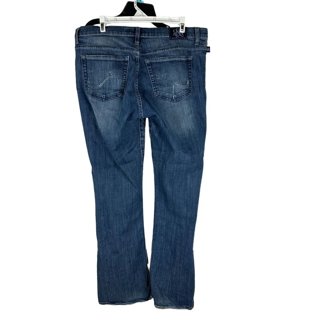 Rock & Republic Women's Kasandra Bootcut Jeans Size 16M Mid-Rise Medium Wash